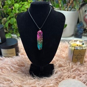 Quartz Crystal Tree Of Life Necklace
